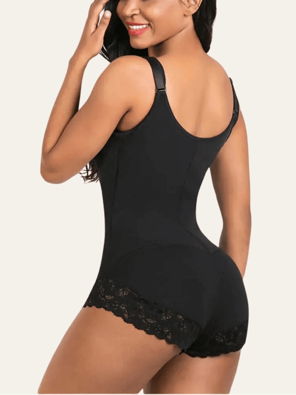 SHAPERX Colombian Firm Tummy Control Faja with Zip & Hooks